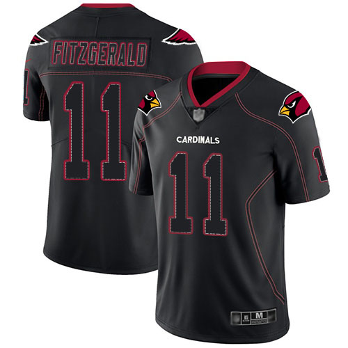 Arizona Cardinals Limited Lights Out Black Men Larry Fitzgerald Jersey NFL Football 11 Rush